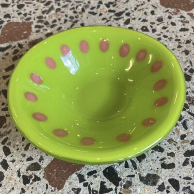 Brendan Eilola Spotty Gelato Dish Green & Pink
